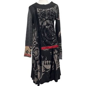 Desigual Dress, Size M Multicolor Print, Scoop Neck - Boho, Festival, Unique